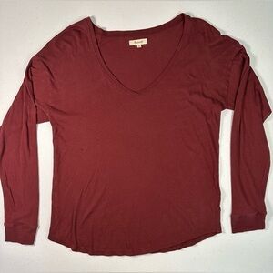Madewell Softfade V-Neck Relaxed‎ Tee Size Small